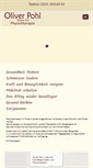 Mobile Screenshot of krankengymnastik-pohl.de